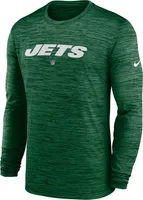 Nike Men's New York Jets Sideline Velocity Green Long Sleeve T-Shirt