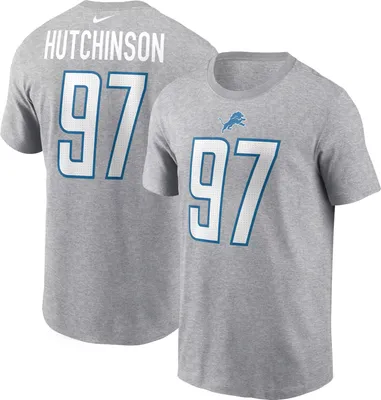 Nike Men's Detroit Lions Aidan Hutchinson #97 T-Shirt