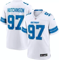 Nike Men's Detroit Lions Aidan Hutchinson #97 White Game Jersey