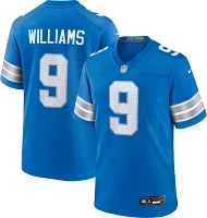 Nike Men's Detroit Lions Jameson Williams #9 Blue Game Jersey