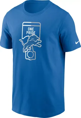 Nike Men's Detroit Lions Essential Blue T-Shirt