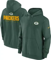 Nike Men's Green Bay Packers 2023 Sideline Club Green Pullover Hoodie