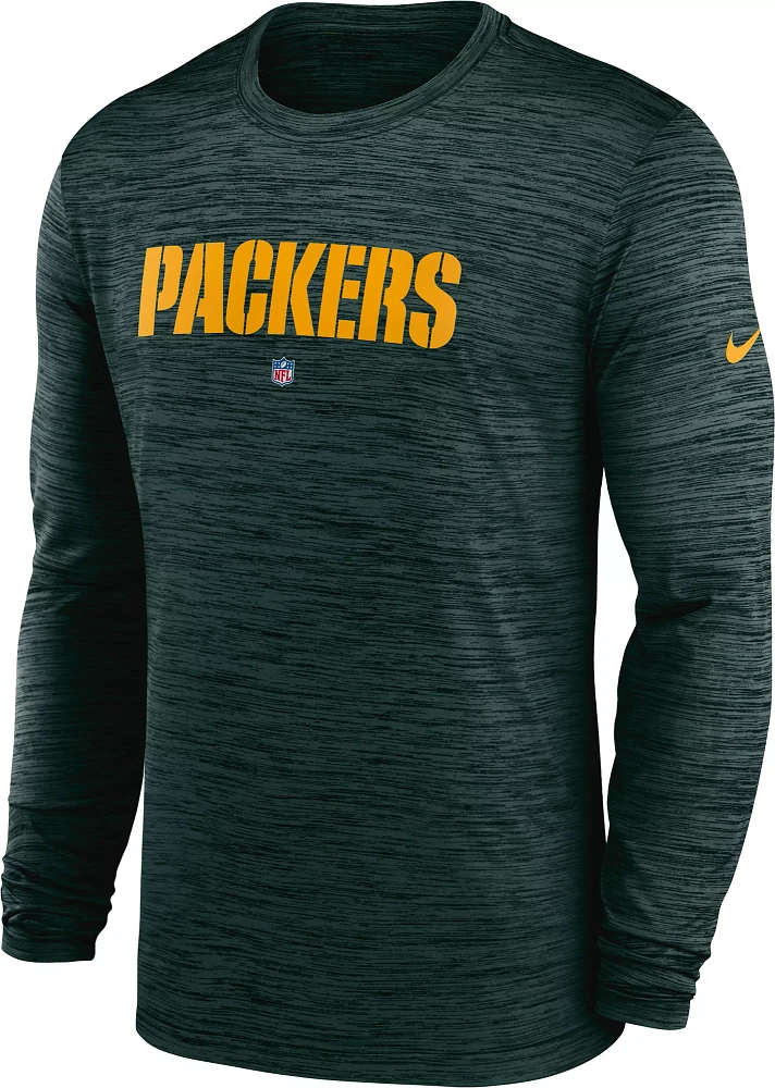 Nike Men's Green Bay Packers Sideline Velocity Long Sleeve T-Shirt