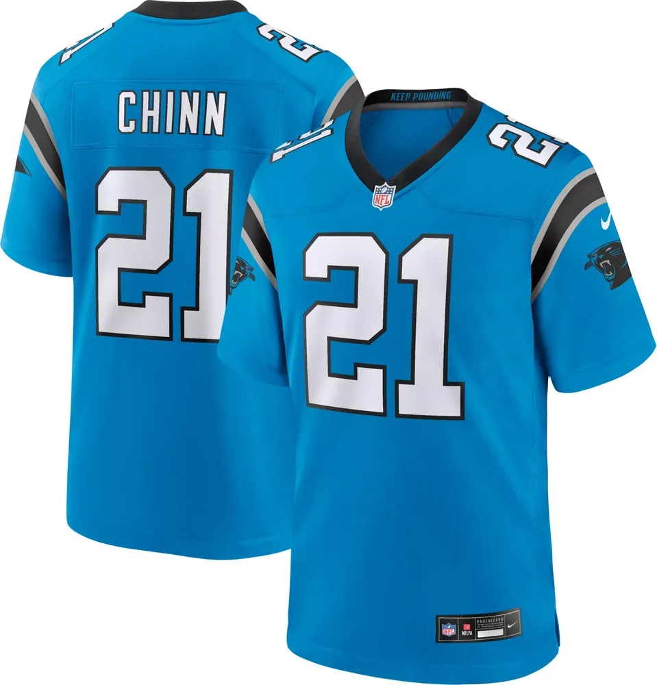 Nike Men's Carolina Panthers Jeremy Chinn #21 Alternate Blue Game Jersey