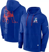 Nike Men's New England Patriots Long Sleeve Royal Pullover Hoodie