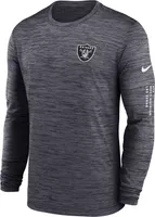 Nike Men's Las Vegas Raiders Sideline Alt Black Velocity Long Sleeve T-Shirt