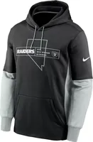 Nike Men's Las Vegas Raiders Overlap Club Black Pullover Hoodie