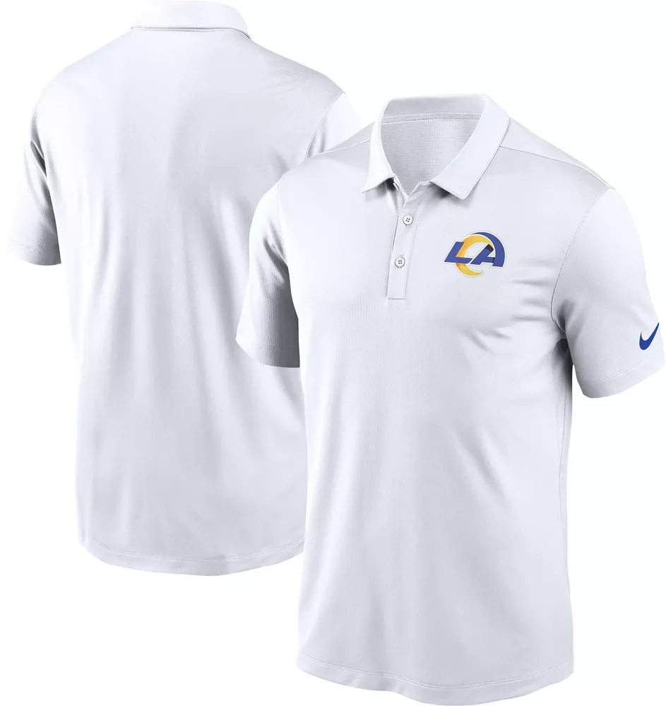 Nike Men's Los Angeles Rams Pacer White Polo