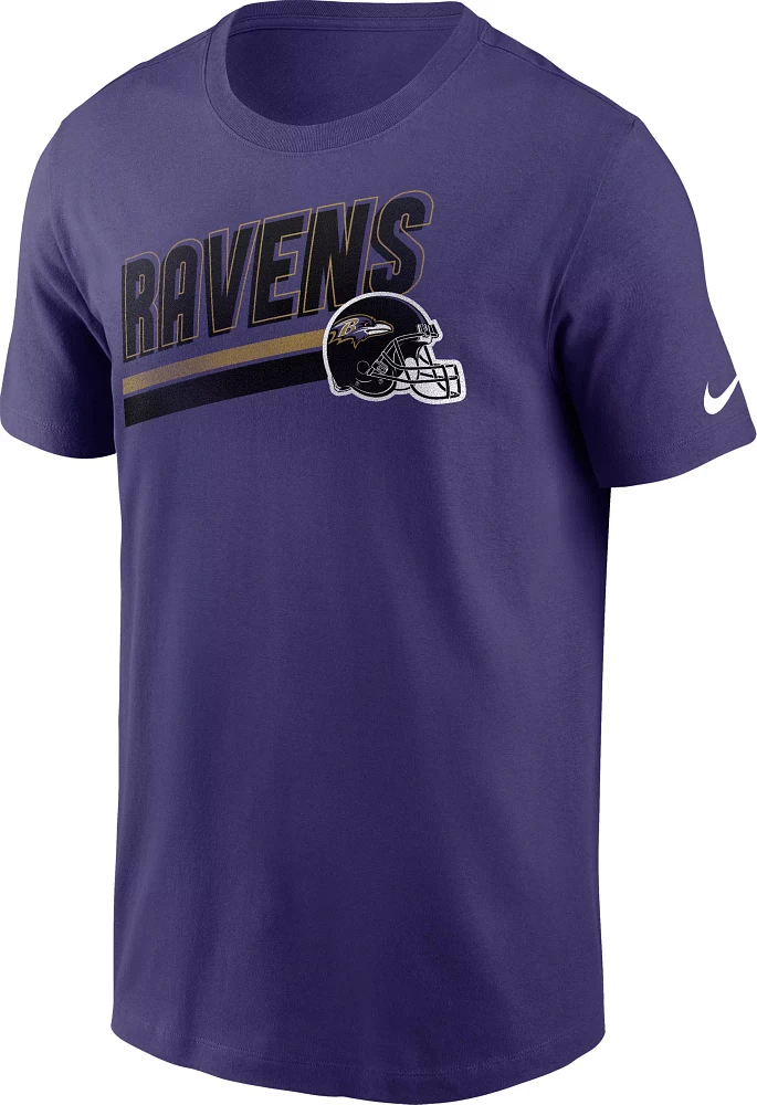 Nike Men's Baltimore Ravens Blitz Helmet T-Shirt