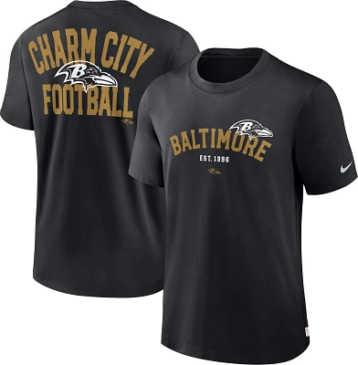 Nike Men's Baltimore Ravens Rewind Black T-Shirt