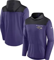 Nike Men's Baltimore Ravens Alternate Purple Hooded Long Sleeve T-Shirt