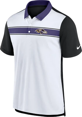 Nike Men's Baltimore Ravens Rewind Purple/White Polo