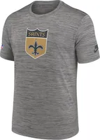 Nike Men's New Orleans Saints Sideline Alt Dark Grey Heather Velocity T-Shirt