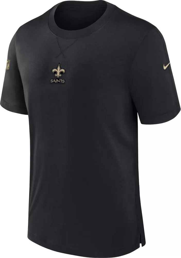 Nike Men's New Orleans Saints Sideline Player Black T-Shirt