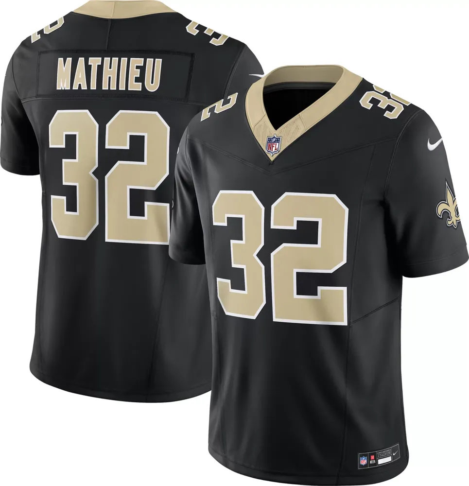 Nike Men's New Orleans Saints Tyrann Mathieu #32 Vapor F.U.S.E. Limited Black Jersey