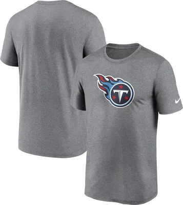 Nike Men's Tennessee Titans Legend Logo Heather Grey T-Shirt