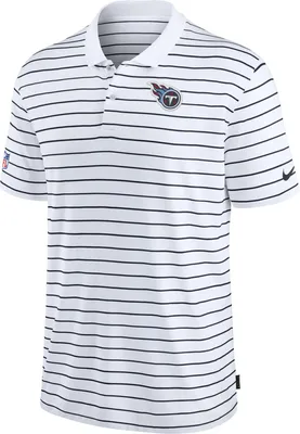 Nike Men's Tennessee Titans Sideline Victory White Polo