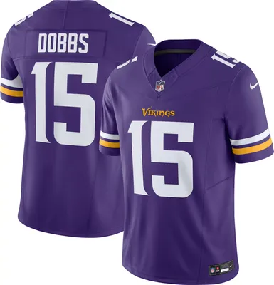 Nike Men's Minnesota Vikings Joshua Dobbs #15 Vapor F.U.S.E. Limited Purple Jersey