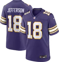 Nike Men's Minnesota Vikings Justin Jefferson #18 Alternate Purple Game Jersey