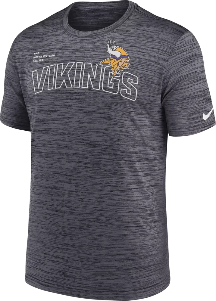 Nike Men's Minnesota Vikings Velocity Arch Black T-Shirt