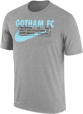 Nike NJ/NY Gotham FC 2023 Wordmark Grey T-Shirt