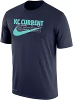 Nike Kansas City Current 2023 Wordmark Navy T-Shirt