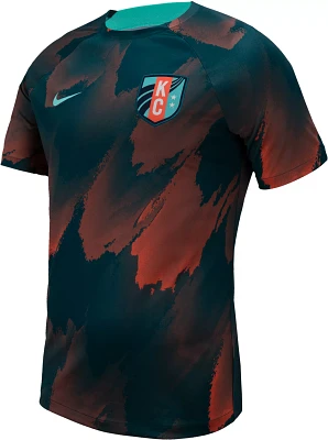 Nike Adult Kansas City Current 2024 Red Prematch Jersey