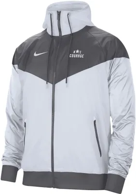Nike North Carolina Courage 2023 White Windbreaker Jacket