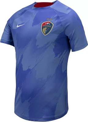 Nike Adult North Carolina Courage 2024 Blue Prematch Jersey