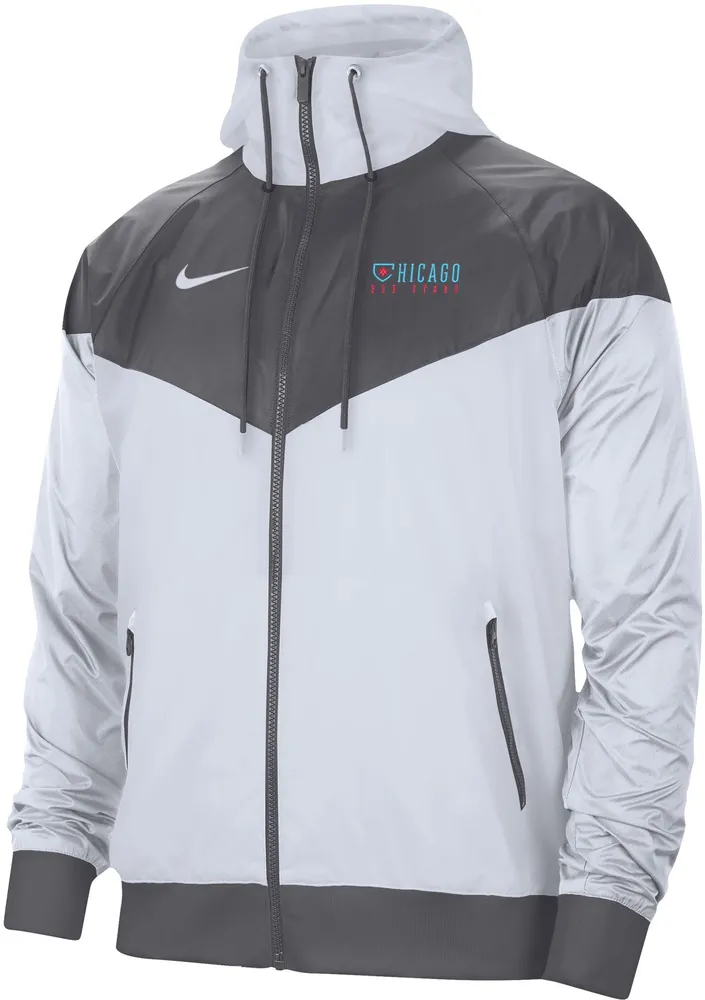 Nike Chicago Red Stars 2023 White Windbreaker Jacket