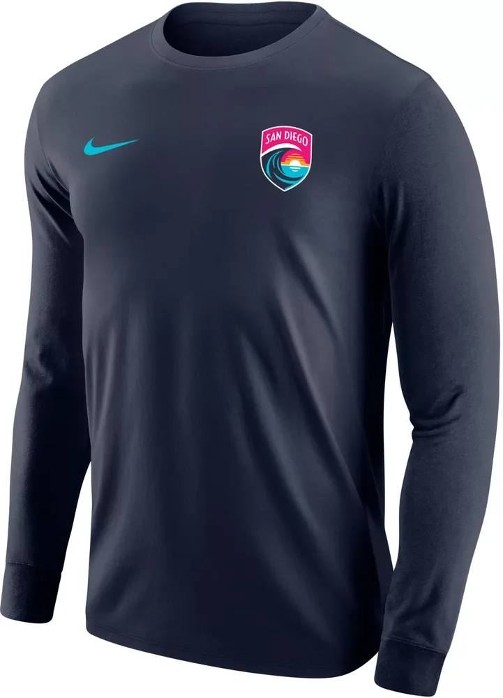 Nike San Diego Wave 2023 Sleeve Hit Navy Long Sleeve Shirt