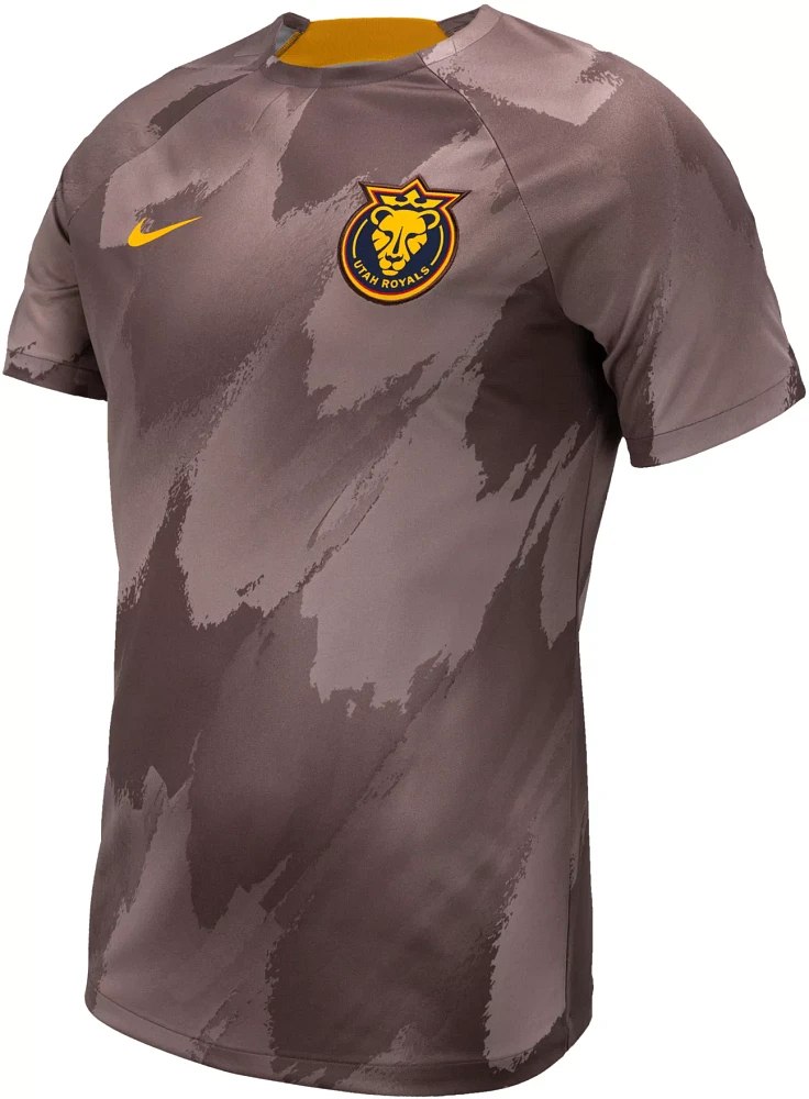 Nike Adult Utah Royals 2024 Brown Prematch Jersey