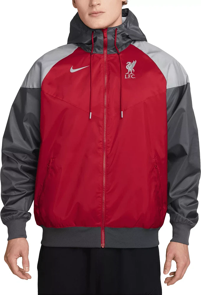 Nike Adult Liverpool FC 2023 Logo Red Windbreaker Jacket