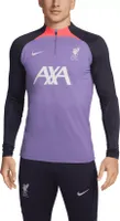 Nike Liverpool FC 2023 Purple Quarter-Zip Long Sleeve Jersey