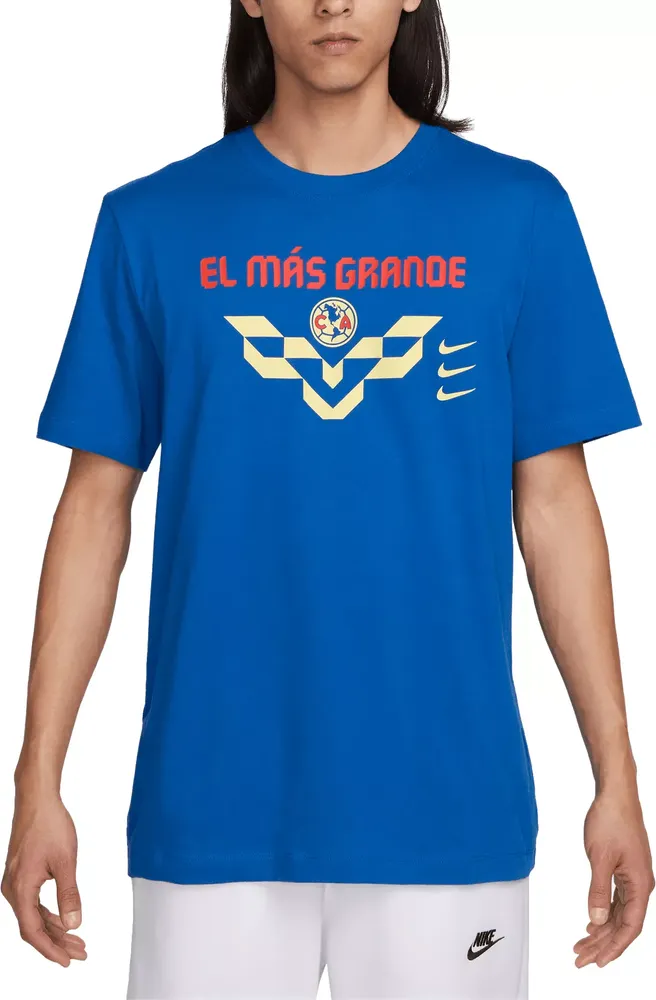 Nike Club America 2023 Wordmark Blue T-Shirt