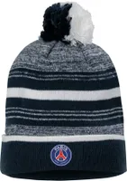 Nike Paris Saint-Germain Stripe Navy Pom Knit Beanie