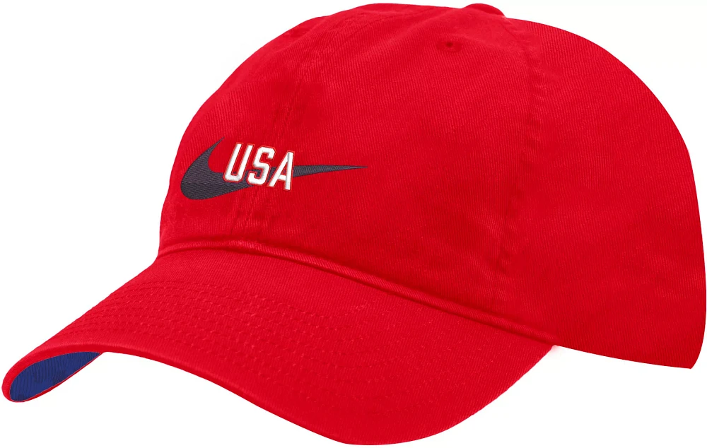 Nike USWNT 2023 Swoosh Red Adjustable Hat