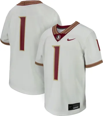 Nike Toddler Florida State Seminoles #1 White Replica Football Jersey