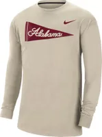 Nike Women's Alabama Crimson Tide Tan Rattan Jr. Varsity Long Sleeve T-Shirt