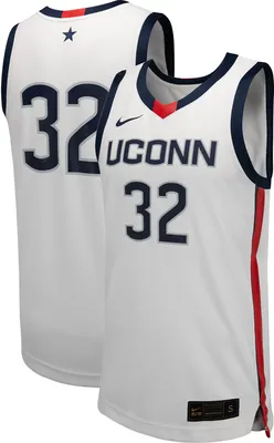 Nike Women's UConn Huskies #32 White Replica Basketball Jersey