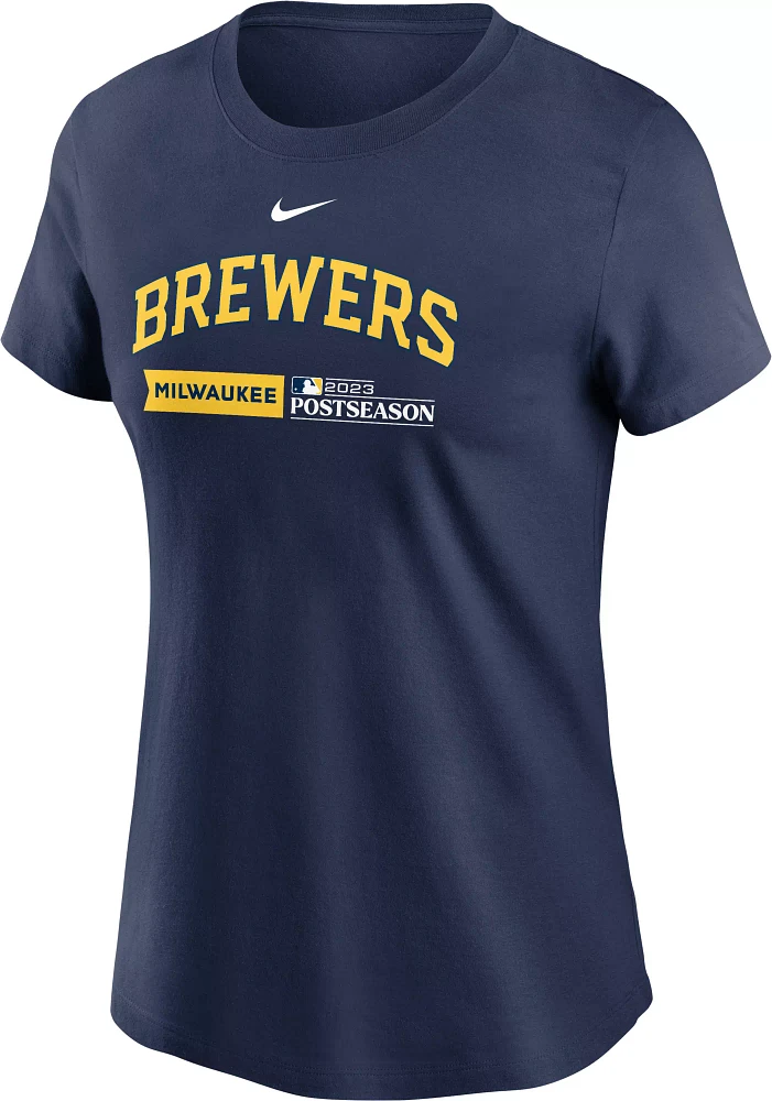 Nike Women's 2023 Postseason Milwaukee Brewers Authentic Collection T-Shirt