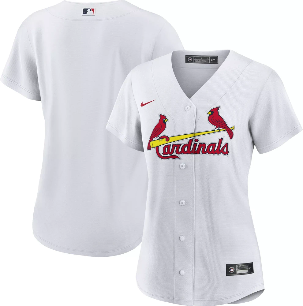 Nike Women's Replica St. Louis Cardinals Blank White Cool Base Jersey