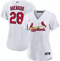 Nike Women's St. Louis Cardinals Nolan Arenado #28 White Cool Base Home Jersey