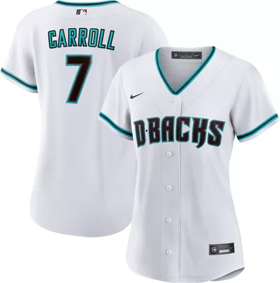 Nike Women's Arizona Diamondbacks Corbin Carroll #7 White Cool Base Jersey