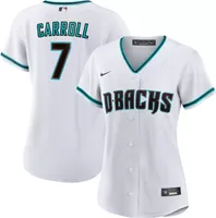 Nike Women's Arizona Diamondbacks Corbin Carroll #7 White Cool Base Jersey