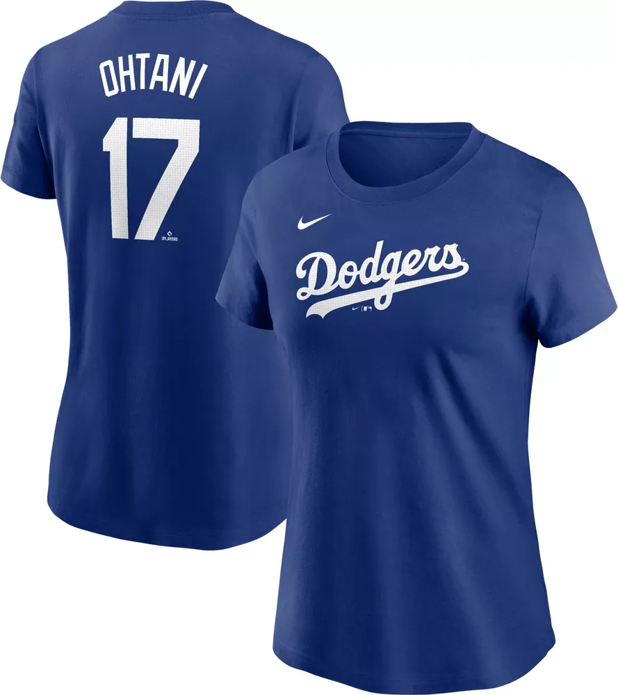 Nike Women's Los Angeles Dodgers Shohei Ohtani #17 Blue Home T-Shirt