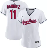 Nike Women's Cleveland Guardians José Ramírez #11 White Cool Base Home Jersey