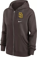 Nike Women's San Diego Padres Brown Full-Zip Hoodie