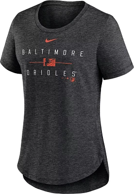 Nike Women's Baltimore Orioles Black Knockout T-Shirt