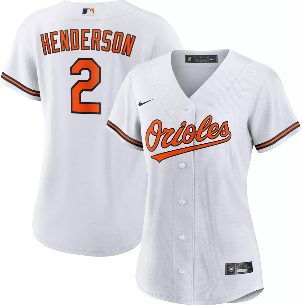 Nike Women's Baltimore Orioles Gunnar Henderson #2 White Cool Base Jersey